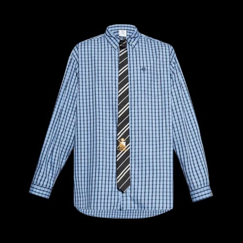 Vetements Tie Shirt Check 'Blue'
