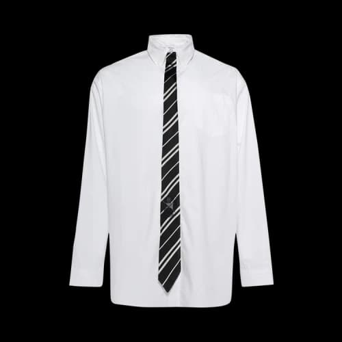 Vetements Tie Shirt 'White/Black'