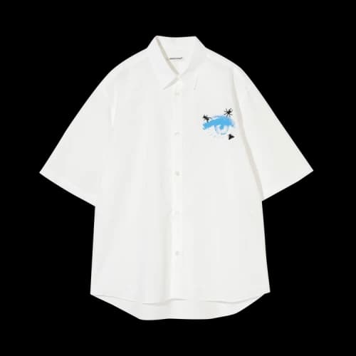 Undercover Eye Short-Sleeve Shirt 'Light Blue'