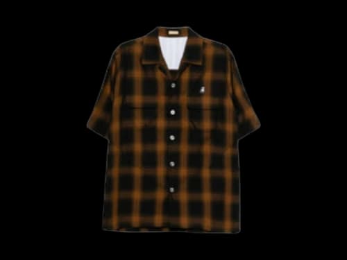 Undercover Button Up Shirt Orange Ck