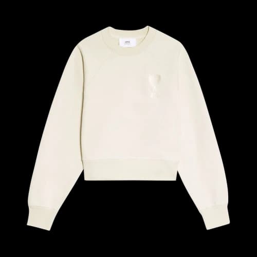 Ami Tonal Big Sweatshirt 'Off White'