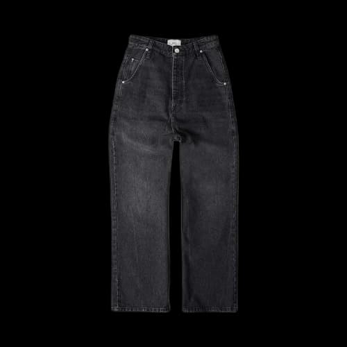 Ami Baggy Fit Jeans 'Used Black'