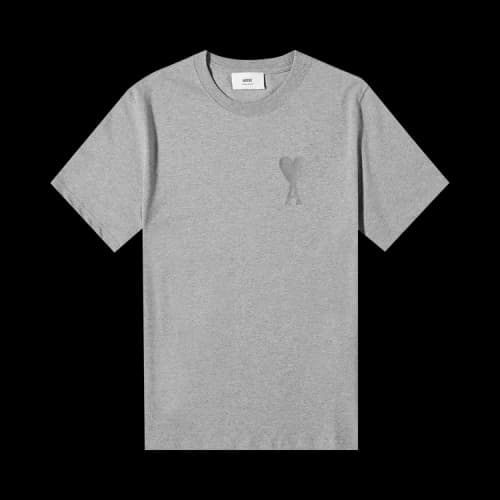 Ami Tonal Big ADC T-Shirt 'Heather Grey'