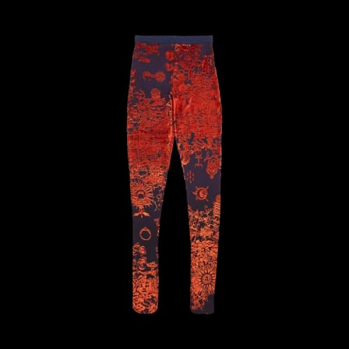 Marine Serre Geotic Devore Leggings 'Blue'