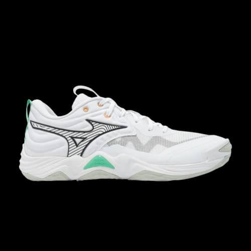 Mizuno Wave Momentum Elite 'White Black Frozen Emerald'