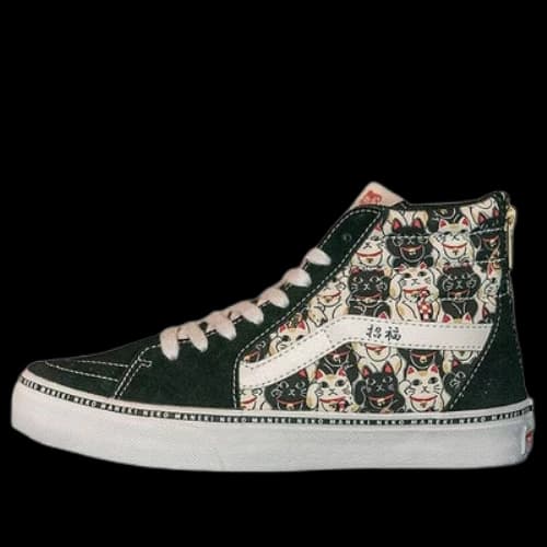 Vans SK8-Hi Maneki Neko Black And White
