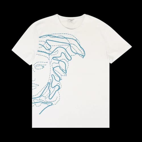 Versace Medusa Half Face T-Shirt 'White/Blue'