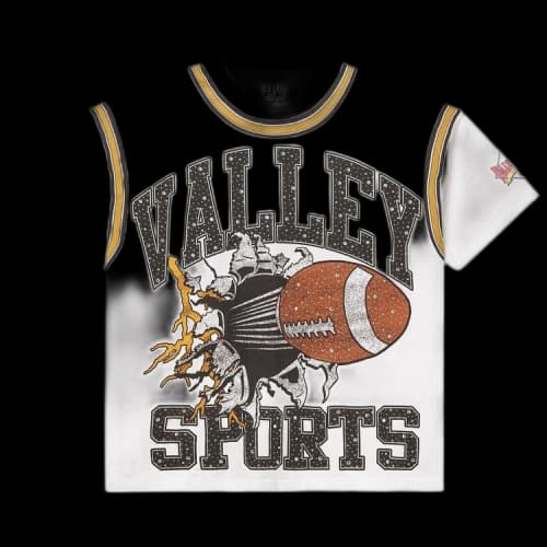 Vale Forever Classic Bling Tee 'White/Brown'