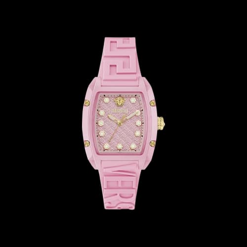 Versace Dominus Ecoceramic Watch 'Pink'