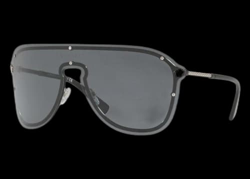 Versace Shield Sunglasses Grey/Silver (VE2180 1000/87)