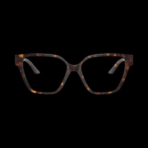 Versace Geometric Glasses 'Havana'