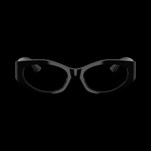 Versace Oval Glasses 'Black'