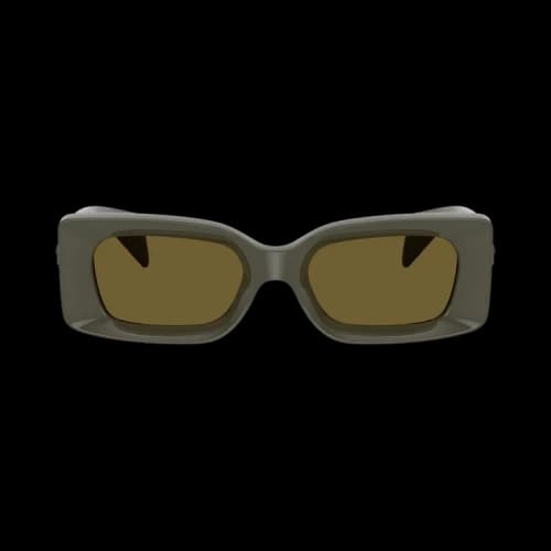 Versace Rectangle Sunglasses 'Brown'