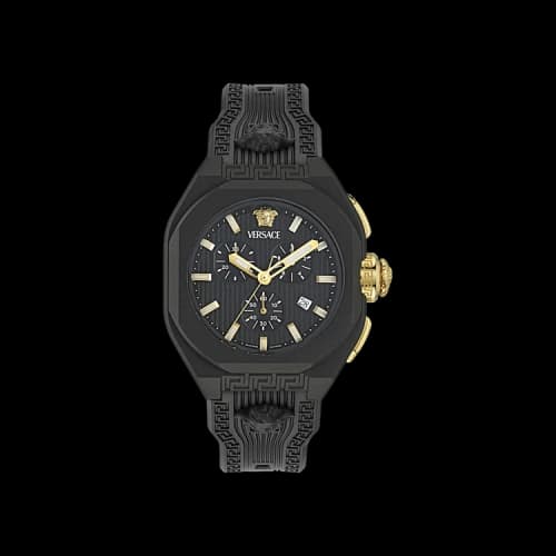 Versace V Legend Chrono Ecoceramic Watch 'Black'