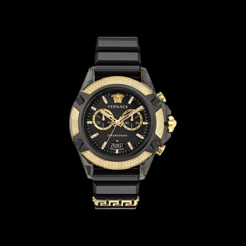 Versace Icon Active Diamond Watch 'Black'