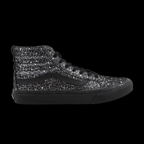 Vans Sk8 Hi Slim Black/Metallic Leopard