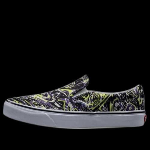 Vans Classic Slip-On Multi-Color 'Black Green Purple'