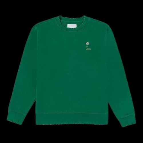 Vans Anaheim Floral Crew Sweatshirt 'Green' (Women's)
