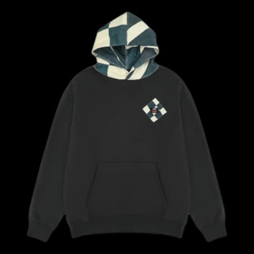 Vans x Rokit Durham Pullover Hoodie 'Black Grey'