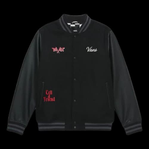 Vans Stevens Varsity Jacket 'Black'