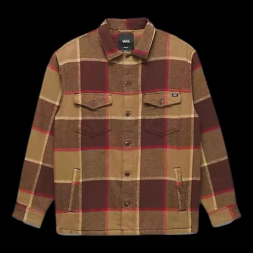 Vans Norbeck Long Sleeve Shirt 'Bitter Chocolate'