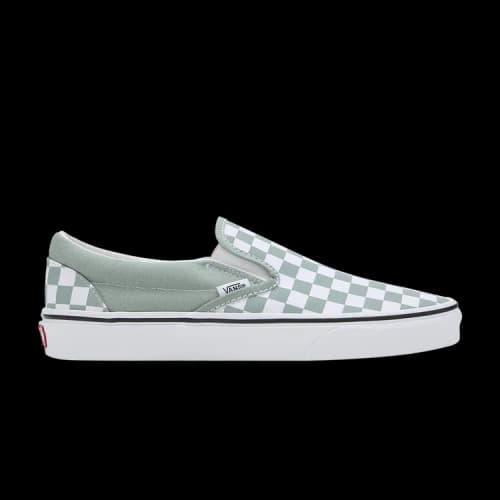 Vans Classic Slip-On 'Color Theory Checkerboard - Iceberg Green'