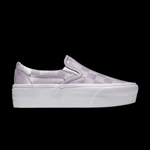 Vans Classic Slip-On Stackform 'Checkerboard - Lilac Purple'