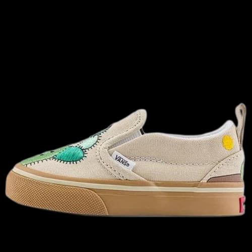 (TD) Vans Slip-on Cactus Shoes 'Beige Green'