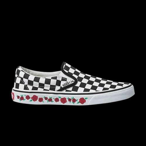 Vans Classic Slip-On 'Checkerboard Rose' Custom