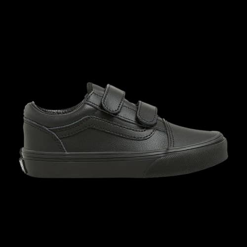 Vans Old Skool V Classic Tumble Kids 'Black Mono'