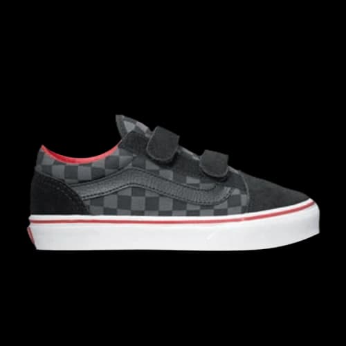 Vans Old Skool V Kids 'Medium Checkerboard - Black Pewter'