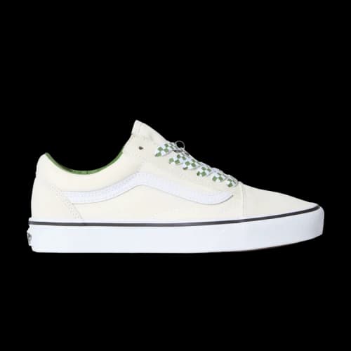 Vans Old Skool 'Checkerboard Lace - Marshmallow Green'