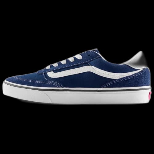 Vans Brooklyn LS Abrasion Resistant Low top Skateboard Shoes Men's Blue