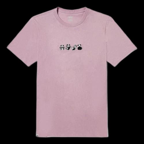 Vans Panda Logo T-shirt 'Pink Mauve' (Women's)