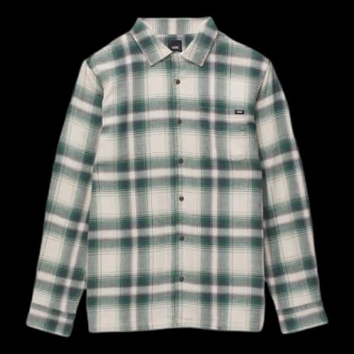 Vans Eastridge Long Sleeve Buttondown Shirt 'Oatmeal Green'
