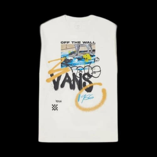 Vans College Graphic T-Shirt 'White Black'