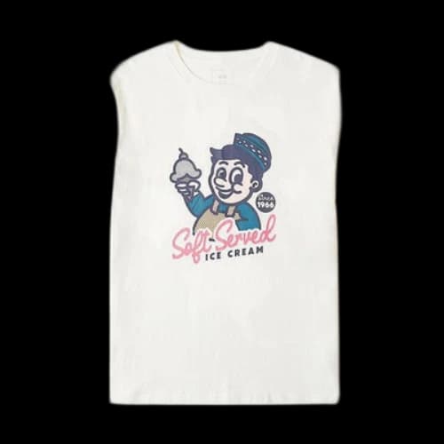 Vans Ice Cream Boy T-shirt 'White'
