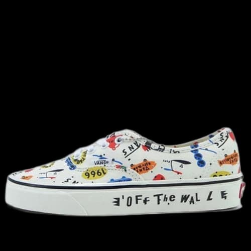 Vans Authentic Low Tops Skateboarding Shoes Creamy White Creamwhite