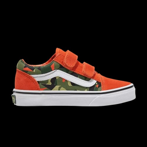 Vans Slip-On V Kids 'Geo Camo Orange'