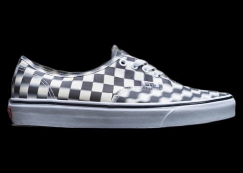 Vans Authentic Blur Checkboard Black White