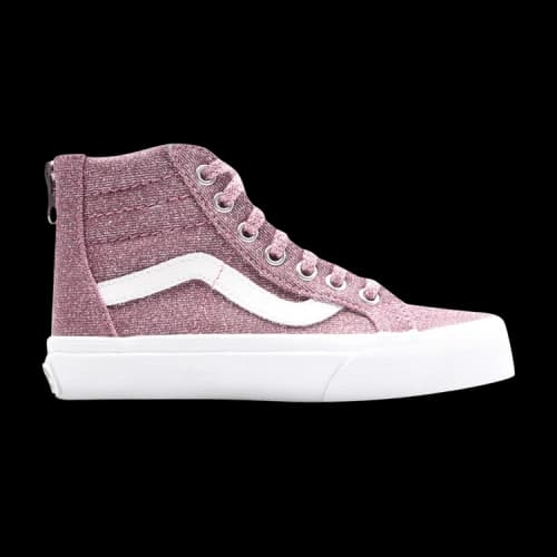 Vans Sk8-Hi Zip Kids 'Lurex Glitter - Pink'