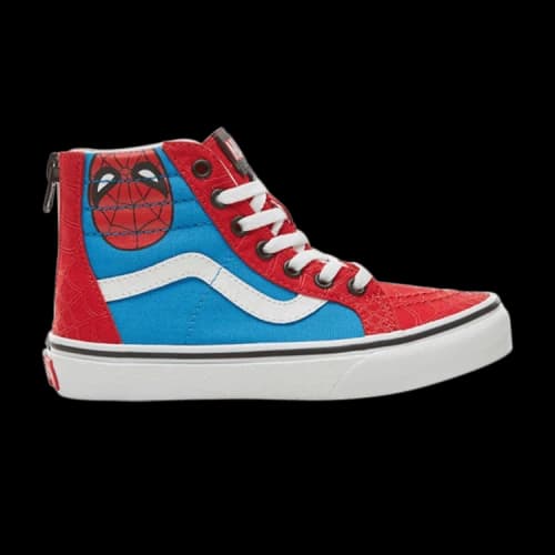 Vans Marvel x SK8-Hi Zip Kids 'Spiderman'