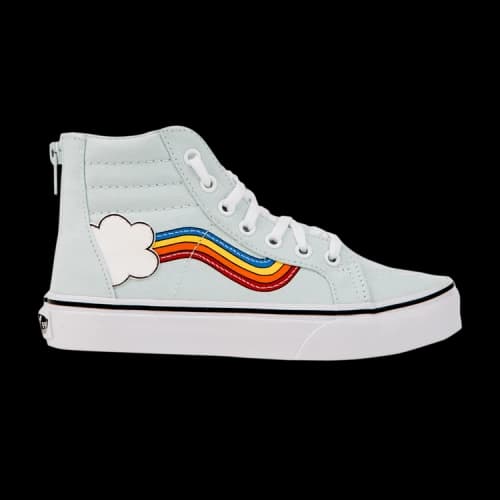 Vans Sk8-Hi Zip Kids 'Rainbow Sidestripe'