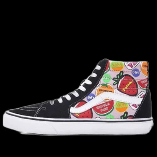 Vans SK8-HI BlackWhite Strawberry Multi-Color