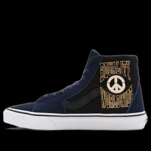 Vans Unisex Take A Stand SK8-HI High-Top Sneakers Blue/Black