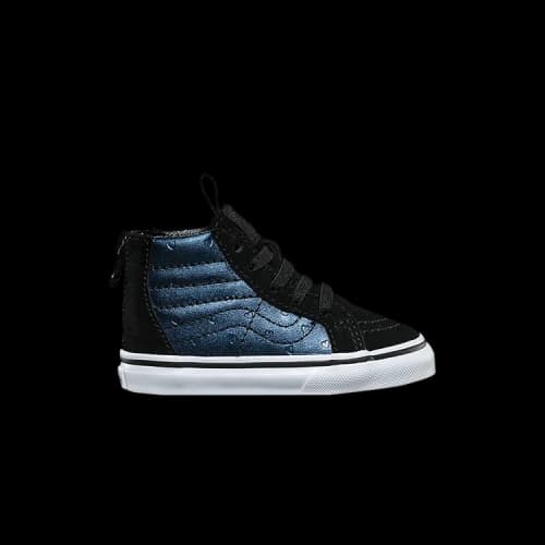 Vans Sk8-Hi Zip Toddler 'Metallic Hearts'