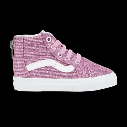 Vans Sk8-Hi Zip Toddler 'Lurex Glitter - Pink'