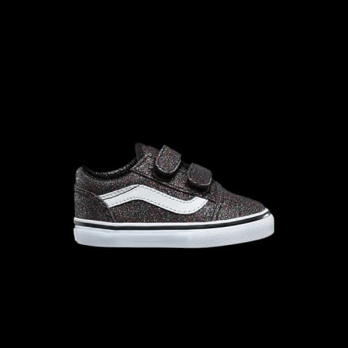 Vans Old Skool V Toddler 'Glitter - Rainbow Black'