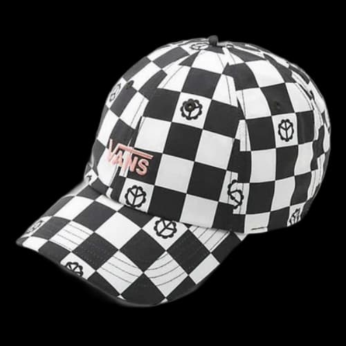 Vans Court Side Printed Hat 'White Black' (Women's)