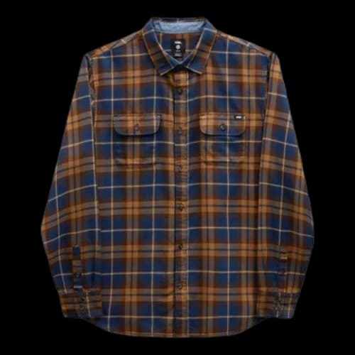 Vans Sycamore Long Sleeve Flannel Shirt 'Dress Blue'